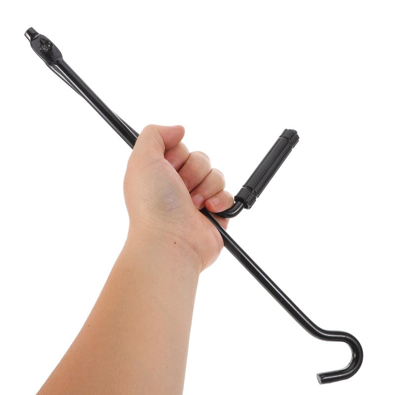 Heavy Duty Scissor Jack Handle with Swivel Ratchet Crank and Wheel Spanner Tool Random Color - Image 4