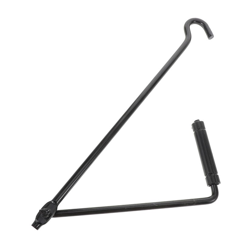 Heavy Duty Scissor Jack Handle with Swivel Ratchet Crank and Wheel Spanner Tool Random Color - Image 2