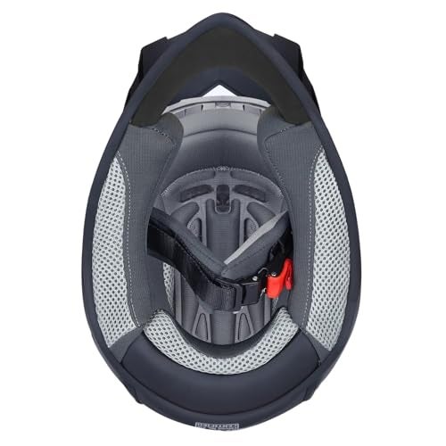 GLX GX623 Youth ATV/Dirt Bike Helmet Combo - Matte Black, Large - DOT - Image 4