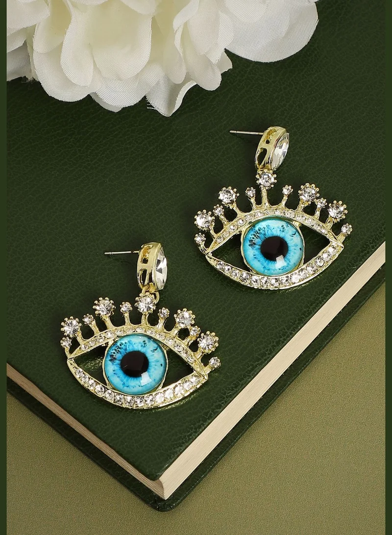 SOHI Gold Plated Designer Western Wear Stud For Women