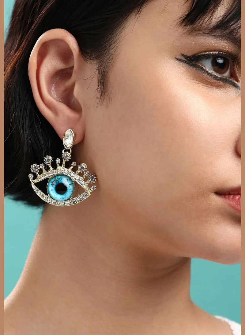 SOHI Gold Plated Designer Western Wear Stud For Women