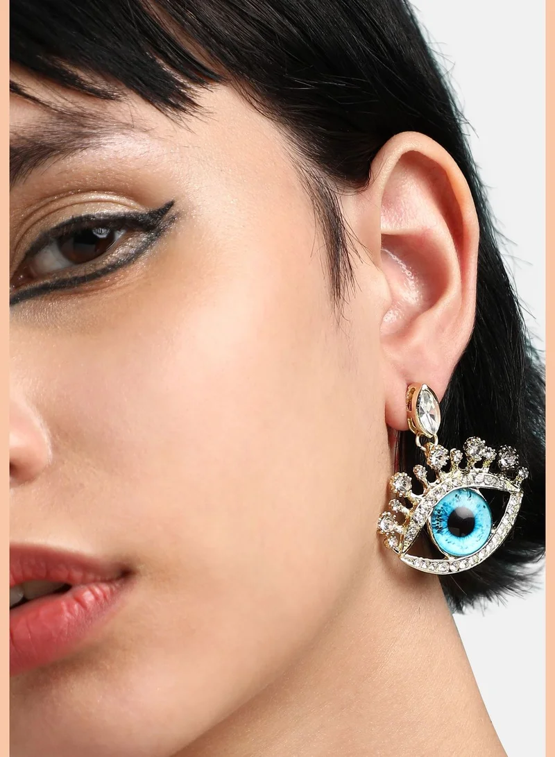 SOHI Gold Plated Designer Western Wear Stud For Women