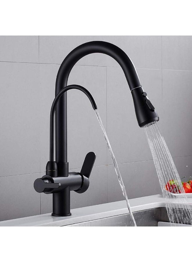 Kitchen Sink Taps Kitchen Faucets Nickel/Black/Chrome Crane For Kitchen Water Filter Tap Three Ways Sink Mixer Kitchen Faucet Torneira - Image 1