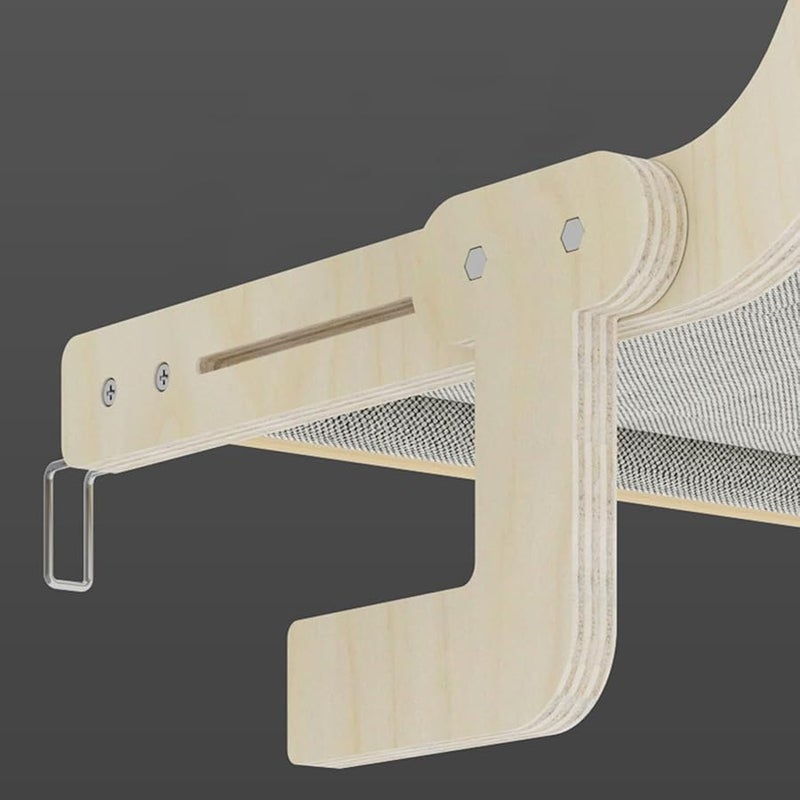 Hanging Bed Pet Hammock With Stand For Large Cats Indoor Cat Climbing Frame Sunny Window Seat - Image 5