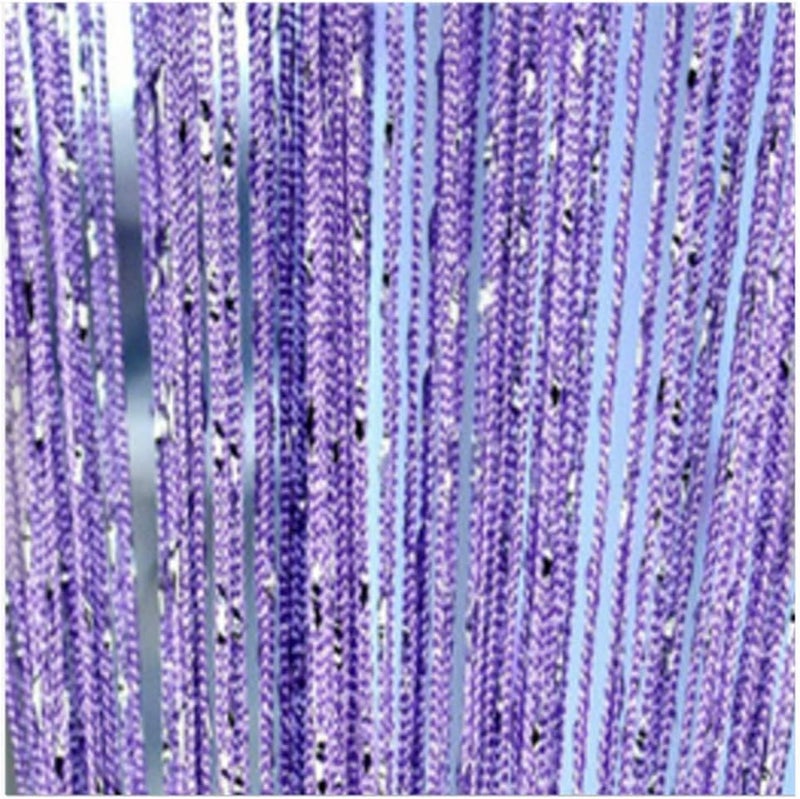 ave split Decorative Door String Curtain Wall Panel Fringe Window Room Divider Blind Divider Tassel Screen Home 100x200centimete (Light Purple18) - Image 4