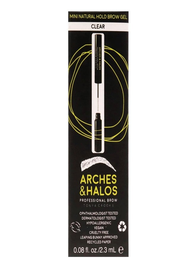 Arches & Halos Water Resistant Firm Hold Brow Gel - Clear - Waterproof Eyebrow Gel for Shaping and Styling - Quick-Setting, Long-Lasting Brow Sculpt - Soft, Lightweight, Non-Sticky Formula - 0.08 oz - Image 4