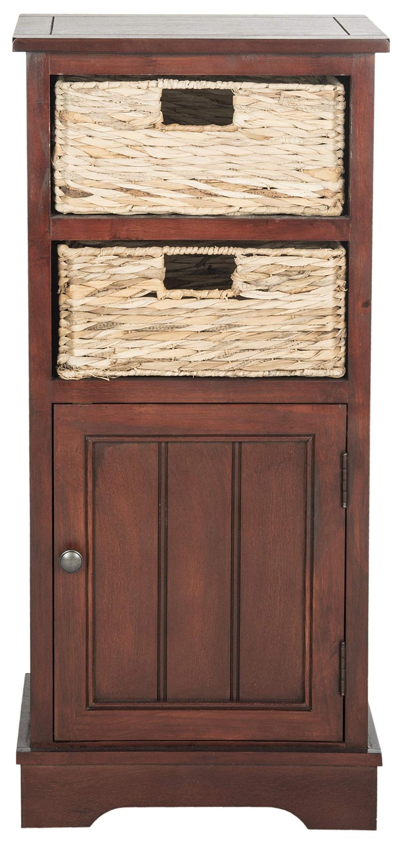 Safavieh SAFAVIEH American Homes Collection Connery Distressed Black Cabinet 
