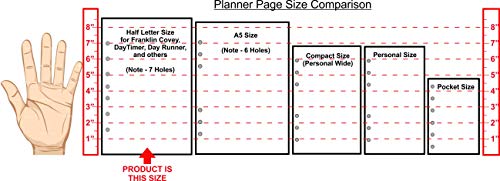 Handy Forms Classic Size Payment/Expense Record and Check Register, Sized and Punched with 7 Holes for 7-Ring Notebooks Such as Franklin, etc. (5.5" x 8.5") - Image 4