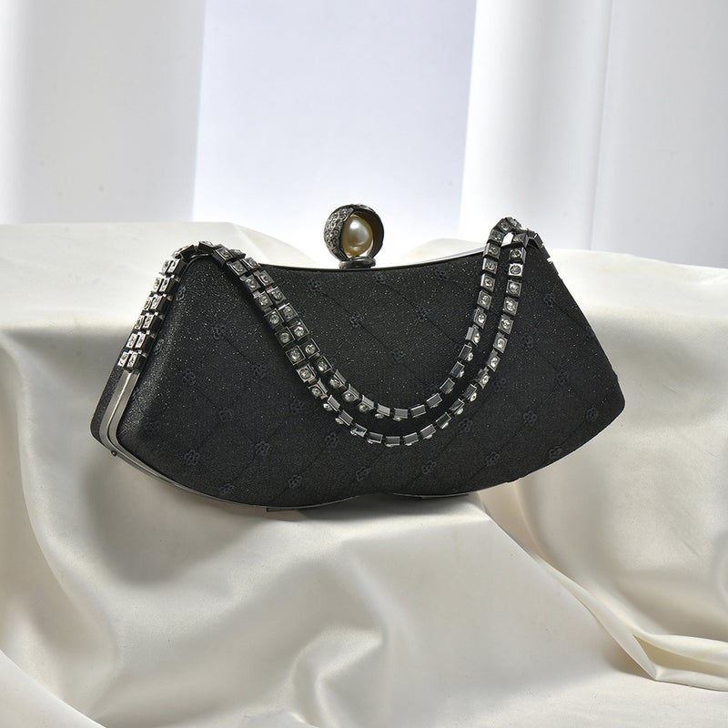 New Plaid Personality Dinner Ladies Bag Elegant Temperament Portable Banquet Bag - Image 1