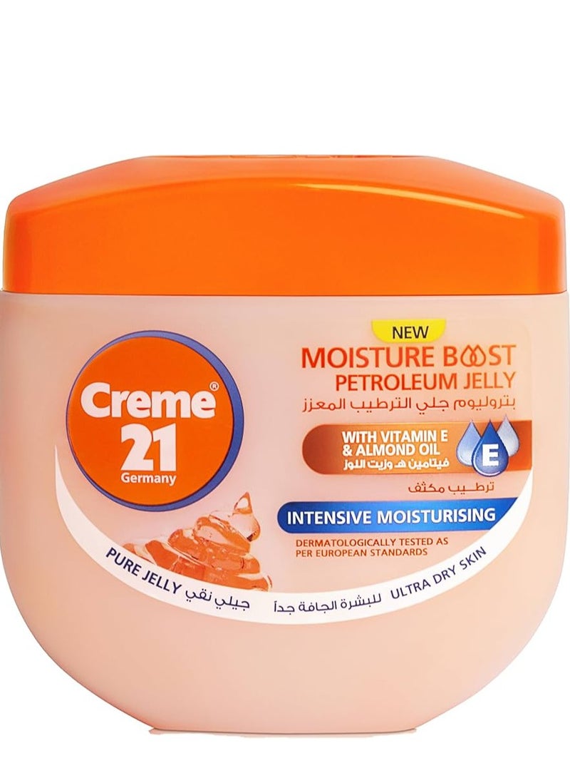 Creme 21 Petrellium Jelly Cream For Intense Hydration Enriched With Vitamin E And Almond Oil For ultra Dry Skin 100ml