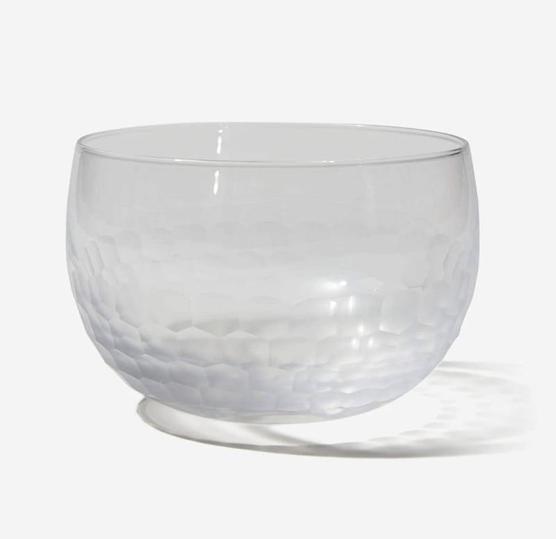 Amehla 18-ounce Nut Bowl  Snack Jar and Candy Dish with Hammered Finish  Handblown Glass End Table Piece - Image 2