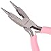 SUNNYCLUE 45 Inch Round Nose Pliers Wire Cutter 4in1 Mini Precision Pliers Wire Bending Side Cutter Tools for DIY Jewelry Making Pink - Image 2