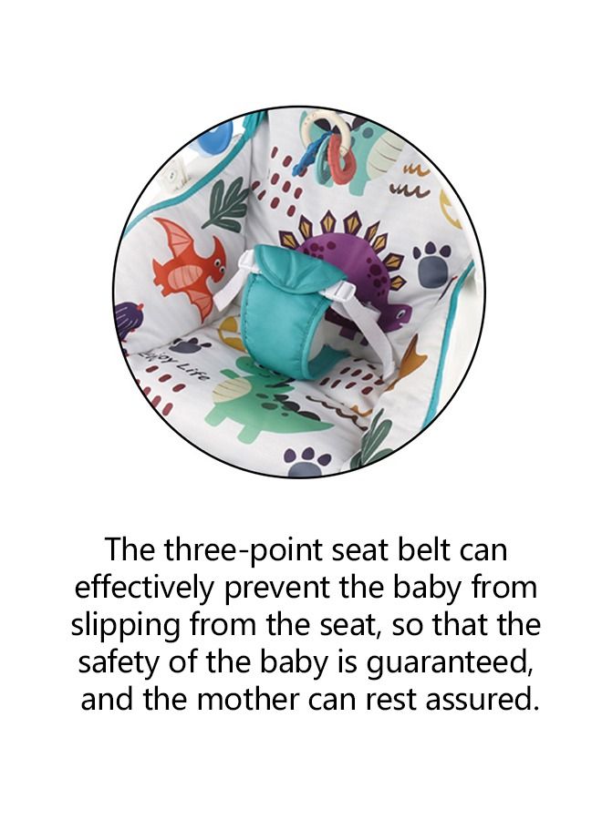 Kids Infant To Toddler Rocker Chair Vibrating Baby Rocking Chair With Music