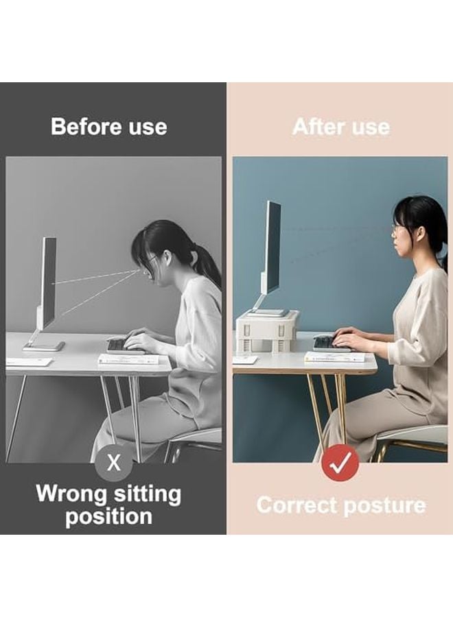 Adjustable Laptop Stand for Desk with Storage Space Easy Assembly Ergonomic Design - Image 5