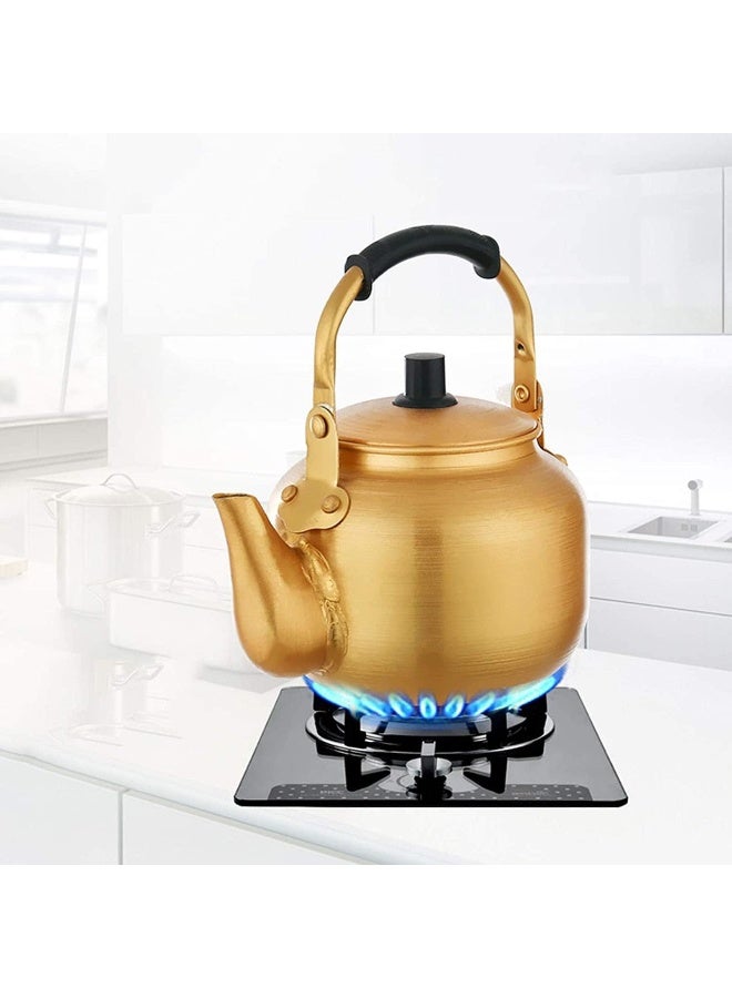 GO2CAMPS Yellow Kettle 1.5 Litre | Stove Top Tea Kettle, en Kettle, Karak Kettle, Camping Kettle, Coffee Aluminium Pot Ideal for Home Office, Camping & Hotel (1.5 Litre) - Image 5