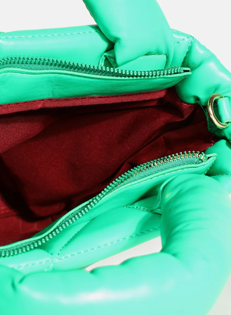 Haute Sauce  Linette Green Handbag for Women | Best Price UAE