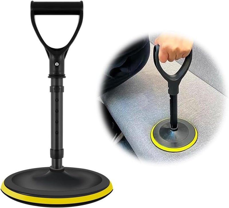 Adjustable Mobility Aid Tool, Standing Assist Device with 5 Height Levels, 7-Inch Base for Stability, Lift Support for Elderly, Ideal for Indoor Use - Image 1