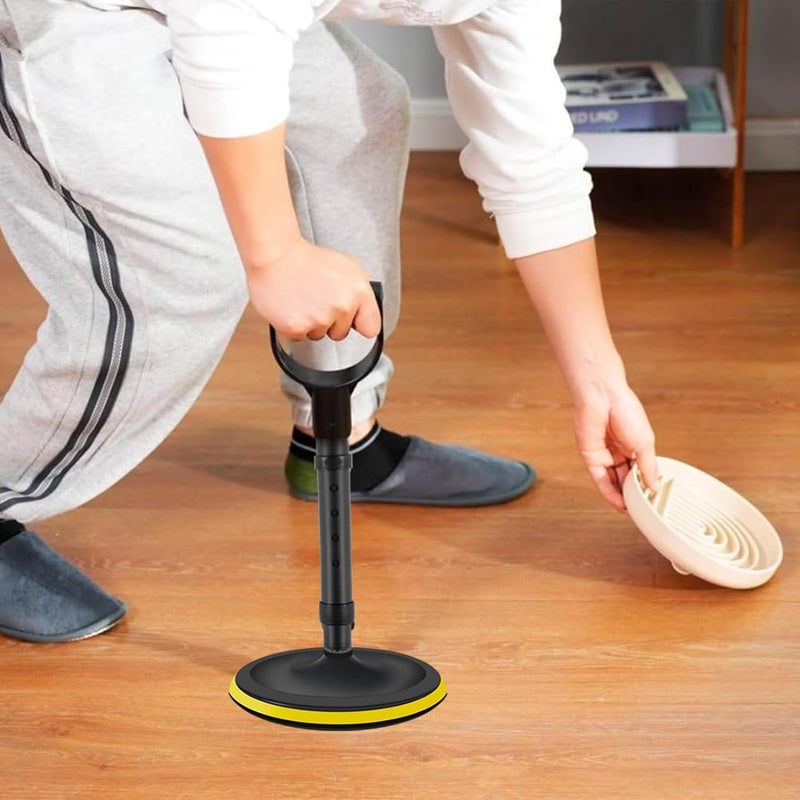 Adjustable Mobility Aid Tool, Standing Assist Device with 5 Height Levels, 7-Inch Base for Stability, Lift Support for Elderly, Ideal for Indoor Use - Image 2