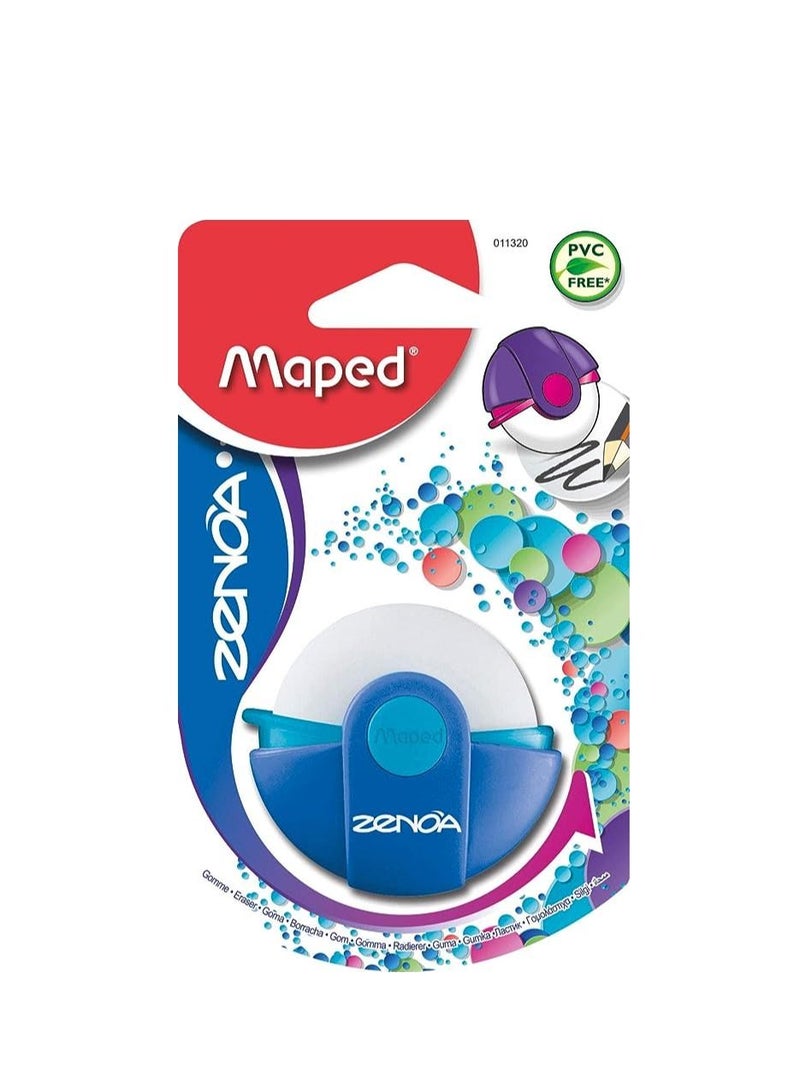 Maped 1-Piece Zenoa Eraser With Rotating CoverAssorted Colours - Image 1