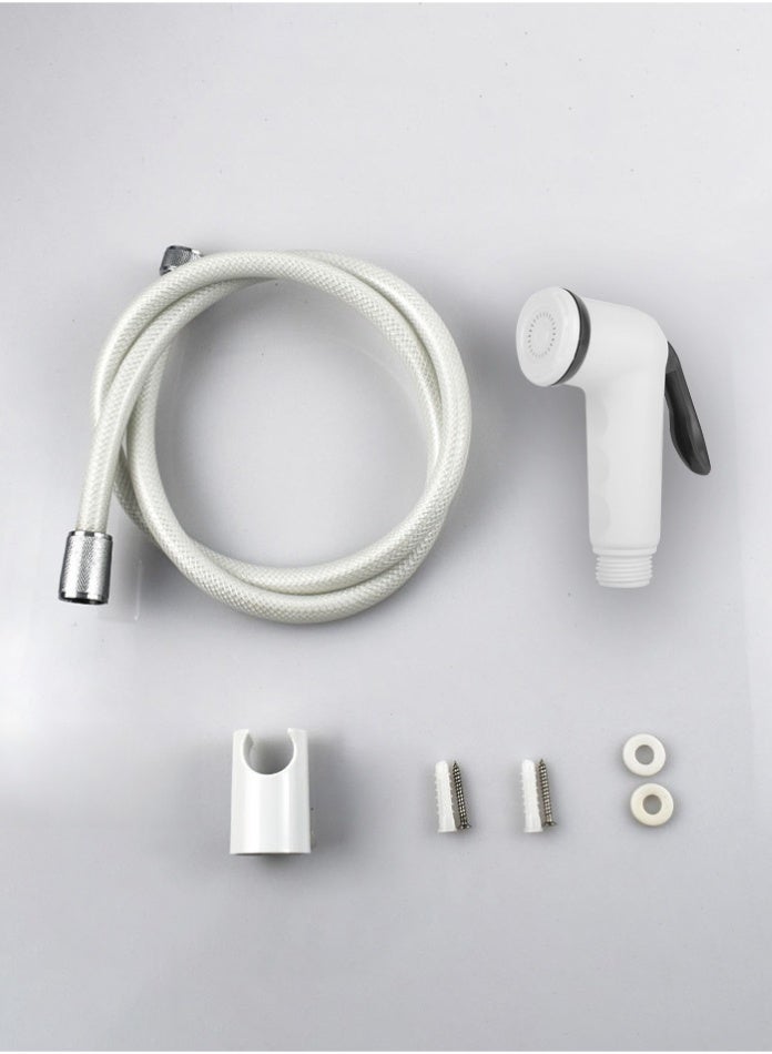 MODI White Toilet Sprayer Shattaf Set – Handheld Bidet Spray with Hose & Wall Mount Jet Spray for Bathroom Hygiene, Leak-Proof, Easy Install - Image 2