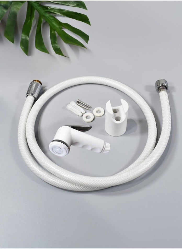 MODI White Toilet Sprayer Shattaf Set – Handheld Bidet Spray with Hose & Wall Mount Jet Spray for Bathroom Hygiene, Leak-Proof, Easy Install - Image 5