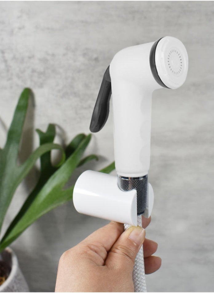 MODI White Toilet Sprayer Shattaf Set – Handheld Bidet Spray with Hose & Wall Mount Jet Spray for Bathroom Hygiene, Leak-Proof, Easy Install - Image 4