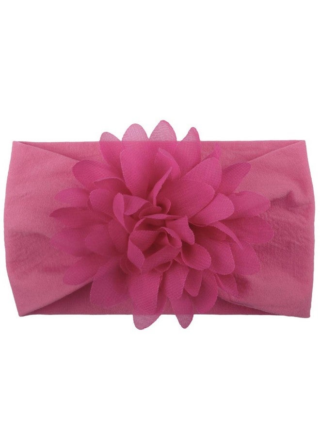 Toptim Baby Head Wrap Chiffon Flowers Newborn Infant Soft Nylon Headbands - Image 5