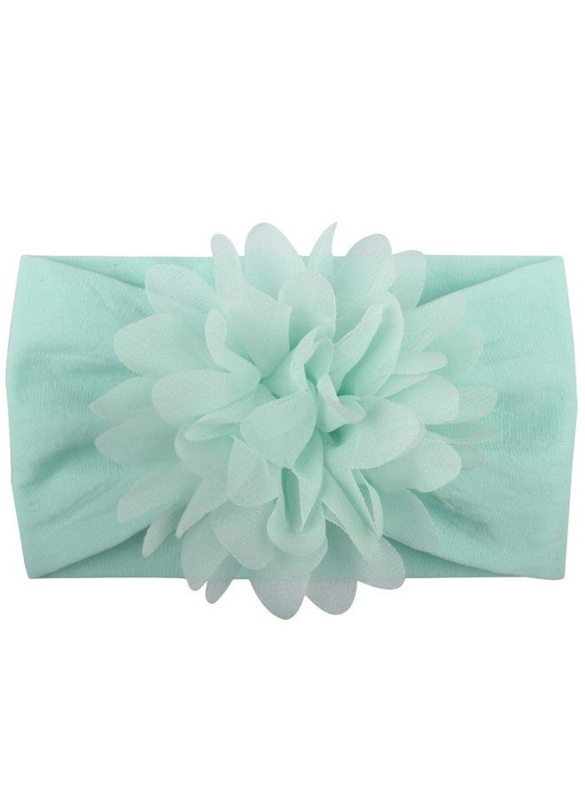 Toptim Baby Head Wrap Chiffon Flowers Newborn Infant Soft Nylon Headbands - Image 2
