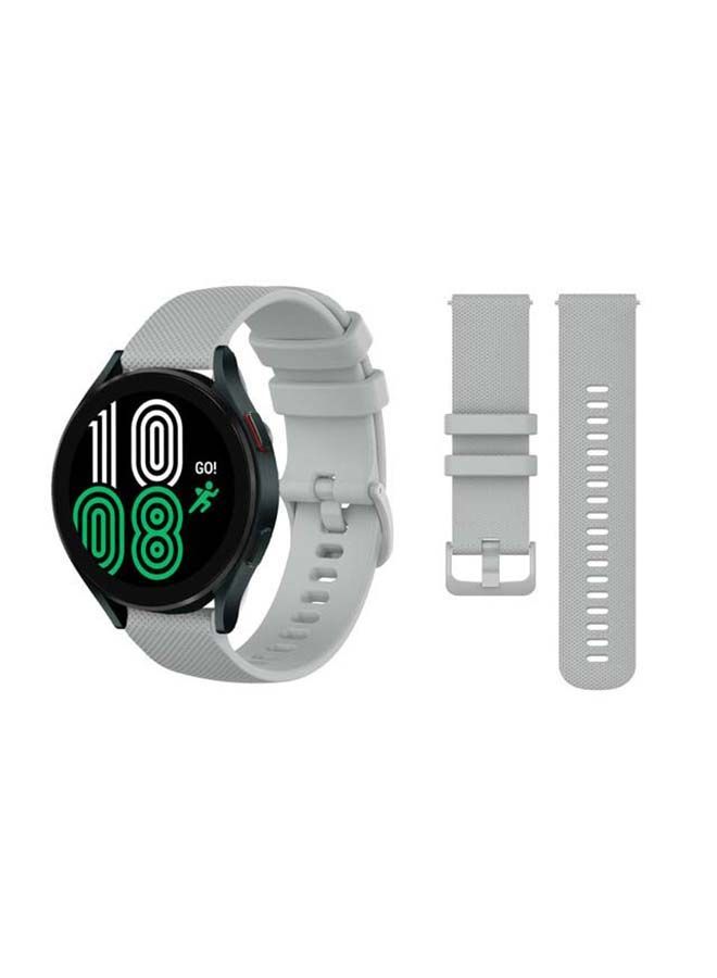 NIBEMINENT Replacement Band For Samsung Galaxy Watch4 Grey - Image 1