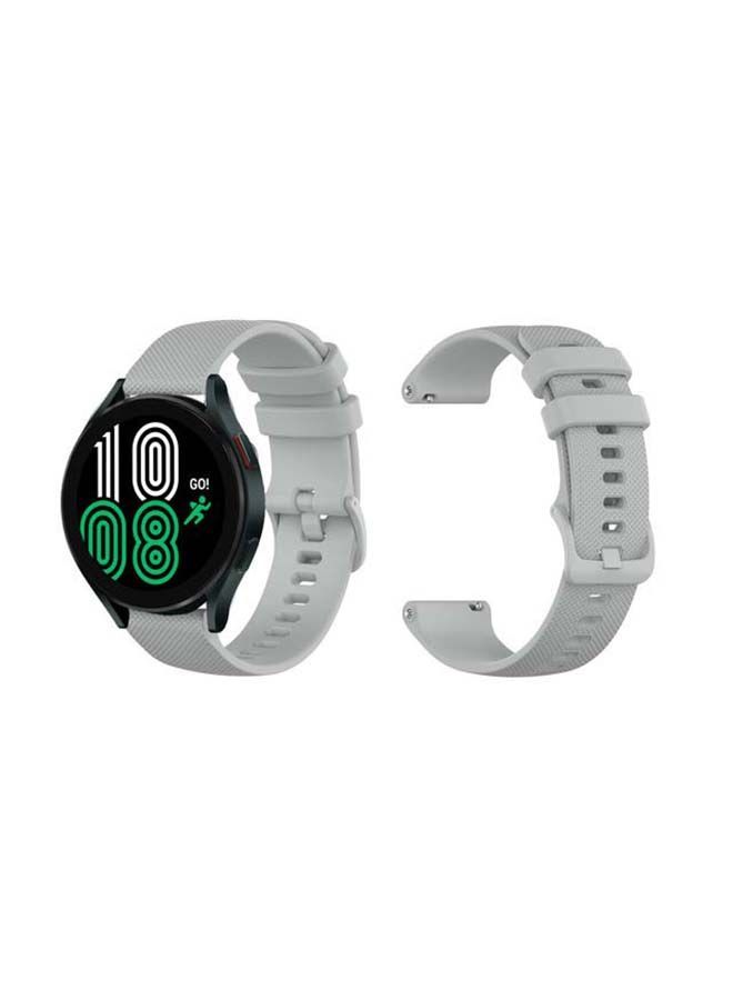 NIBEMINENT Replacement Band For Samsung Galaxy Watch4 Grey - Image 2