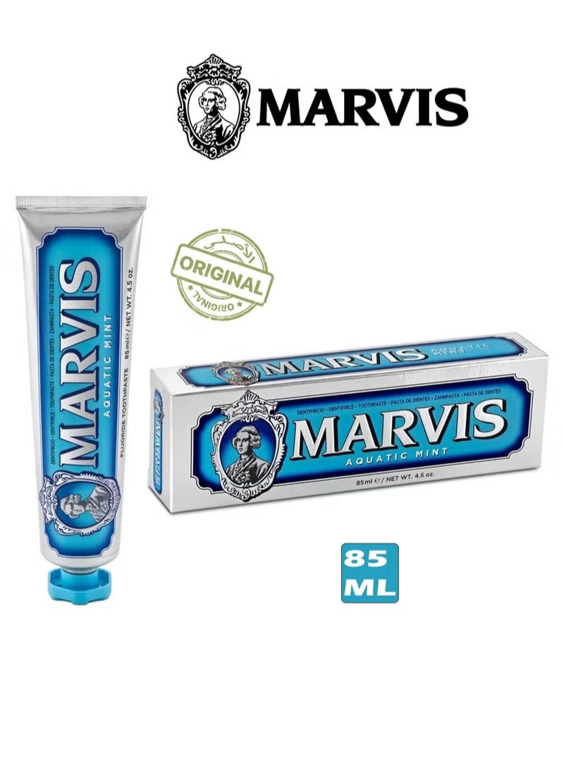 Marvis Toothpaste Aquatic Mint  85ML - Image 1