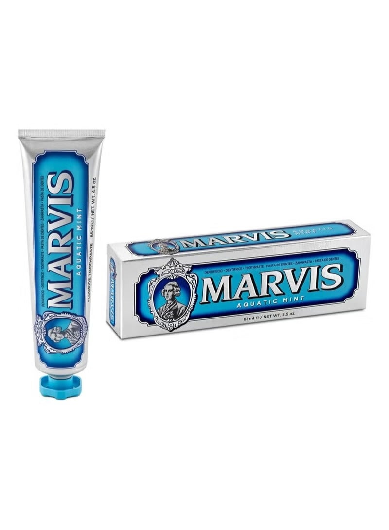 Marvis Toothpaste Aquatic Mint  85ML - Image 2