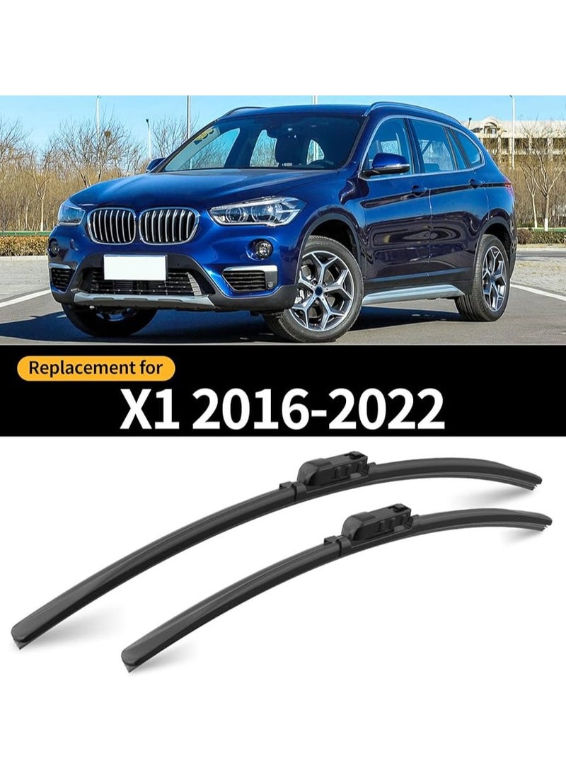 Windshield Wiper Blade Set For BMW X1 F48 2015 2016 2017 2018 2019 2020 - Image 1