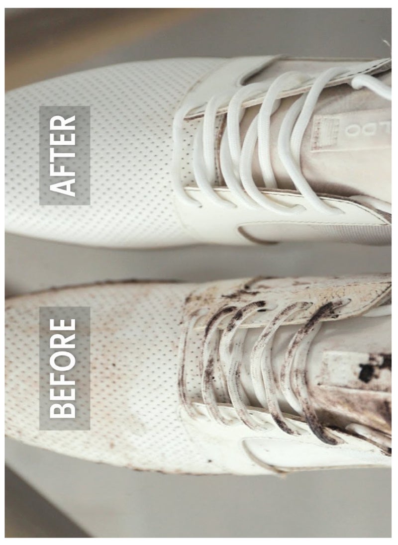 BioNatura - Organic Shoe Cleaner -250 ml ; Natural, Biodegradable, Non toxic & Eco friendly Foam Solution - Image 1