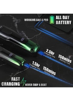 Hatteker Professional Hair Clippers For Men, Cordless Clippers And Trimmers Set, Barber Clippers Set, Rechargeable Beard Trimmer  - Image 5