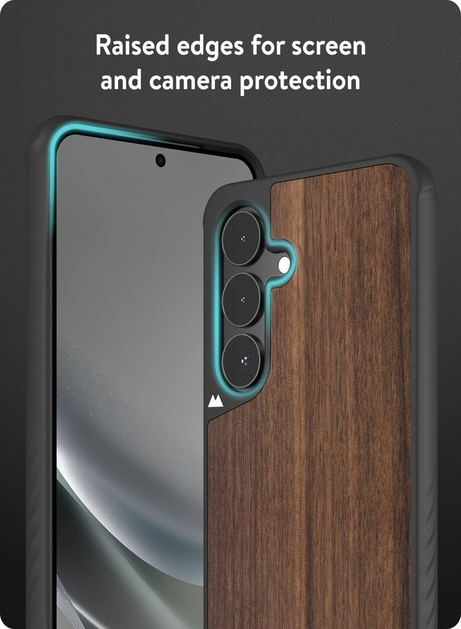 Mous for Samsung Galaxy S25 Case MagSafe Compatible - Limitless 6.0 - Walnut - Protective Shockproof Phone Cover - Image 4