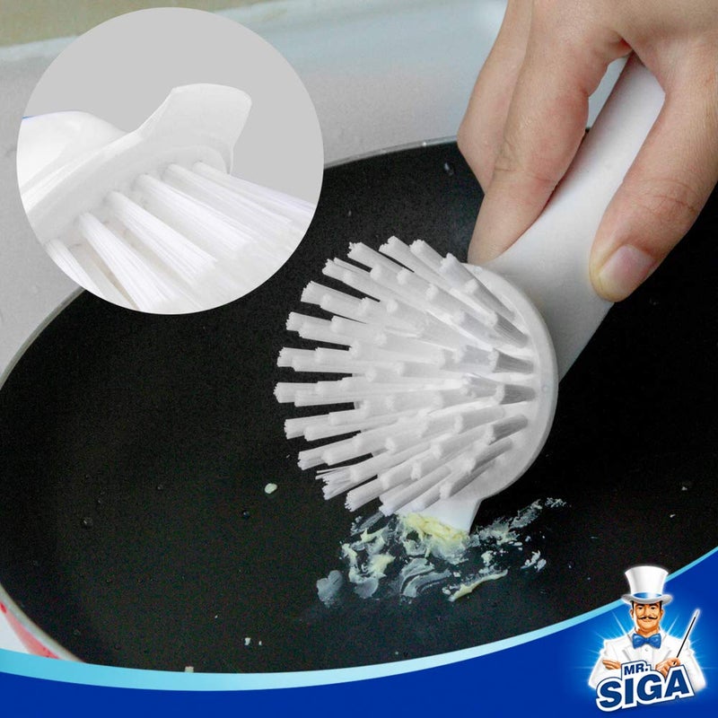 Mr Siga MR.SIGA Pot and Pan Cleaning Brush - Pack of 2 - Image 4