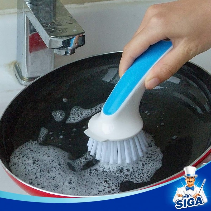 Mr Siga MR.SIGA Pot and Pan Cleaning Brush - Pack of 2 - Image 2