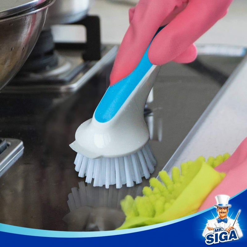 Mr Siga MR.SIGA Pot and Pan Cleaning Brush - Pack of 2 - Image 5