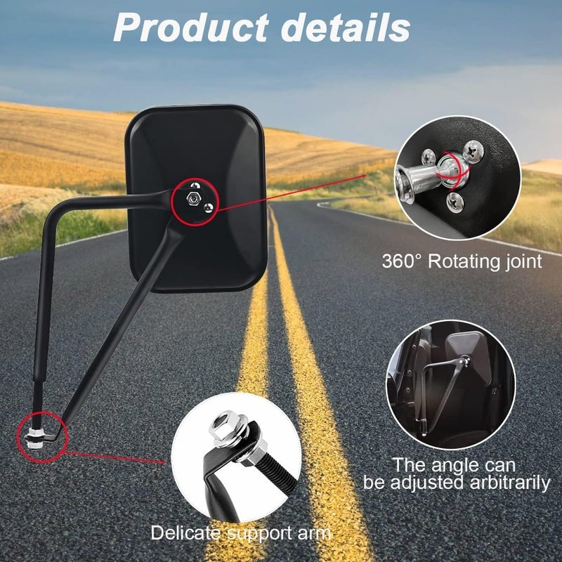 Fekey&JF VW PASSENGER SIDE HEATED MIRROR GLASS COMPATIBLE WITH 20112018 VOLKSWAGEN VW PASSAT BEETLE JETTA POWER CONVEX RIGHT SIDE MIRROR WITH REAR HOLDER - Image 3