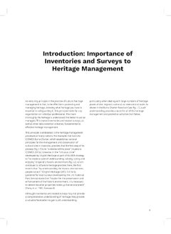Inventories and Surveys for Heritage Management: Lessons for the Digital Age  - Image 5