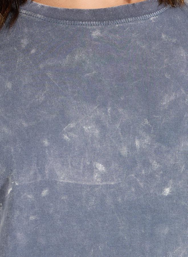 Styli Acid Wash T-Shirt with Joggers Co-Ord Set  - Image 3