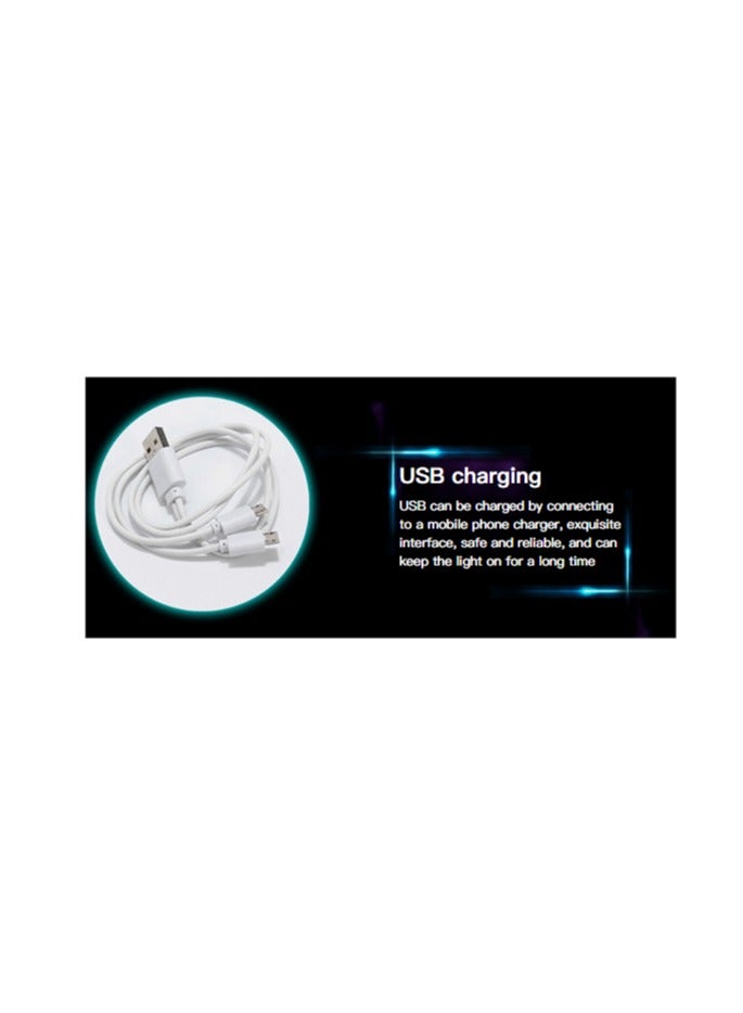 general LED shoes high-top sneakers unisex shoes couples fluorescent shoes mirror models 7 colors adjustable USB charging - Image 4