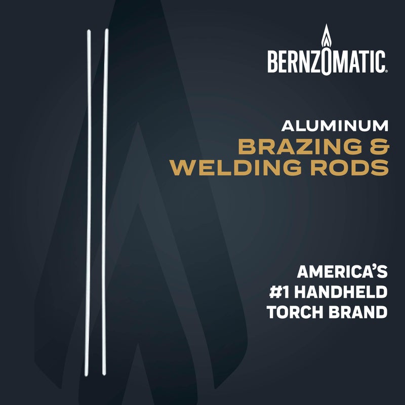 Bernzomatic AL3 Aluminum Brazing/Welding Rods with 12-Inch Rods of Working Temperature 720-750 Degrees, 2-Piece - Image 2