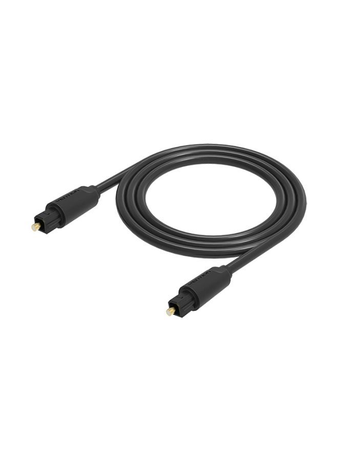 NIBEMINENT Digital Optical Fiber Audio Cable Black - Image 1