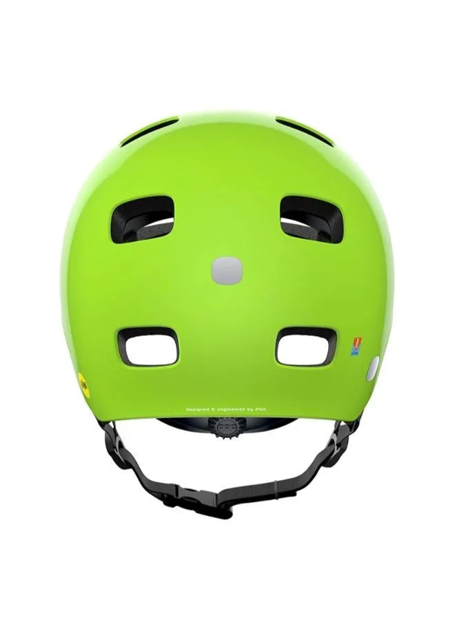 POC Fluorescent Yellow/Green POCito Crane MIPS Bike Helmet  | Best Price UAE