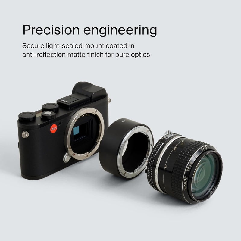 Urth Lens Mount Adapter: Compatible for Nikon F Lens to Leica L Camera Body - Image 4