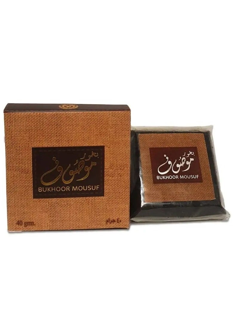 عود بخور بخور موسوف منزلي (40 جرام): رائحة عربية ساحرة  - Image 1