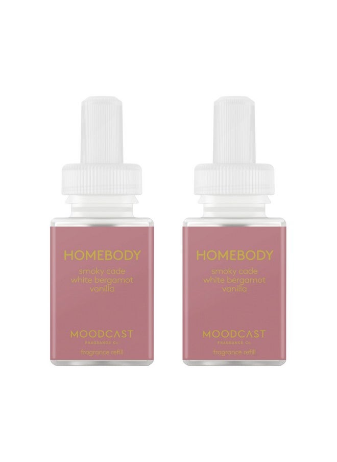 Pura Pura & Moodcast Home Scent Refill - Smart Home Air Diffuser Fragrance - Up to 120-Hours of Premium Fragrance per Refill - Household Essential - Clean & Safe Diffuser Fragrance - 2 Pack, Homebody  - Image 1