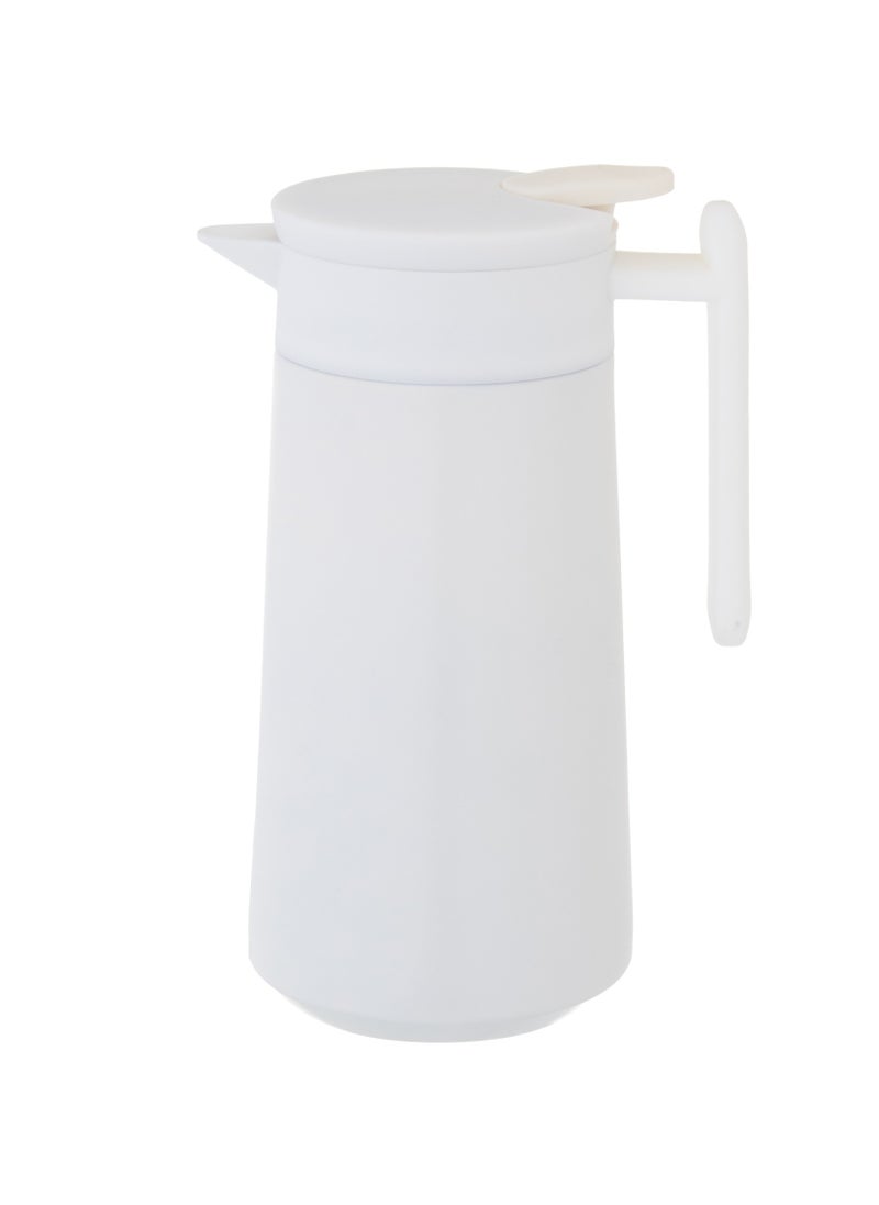 Hic - steel thermos for Tea and Coffee 800 ml white color - Image 1